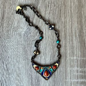 Lucky Brand Colorful Boho Necklace